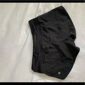 Black size 2 lulu lemon shorts